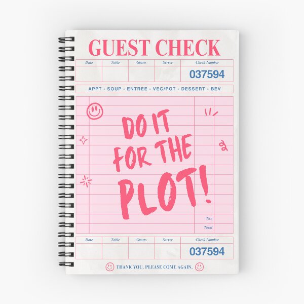 Item preview, Guest Check Do It For The Plot designed and sold by AESTHETISCAPES.