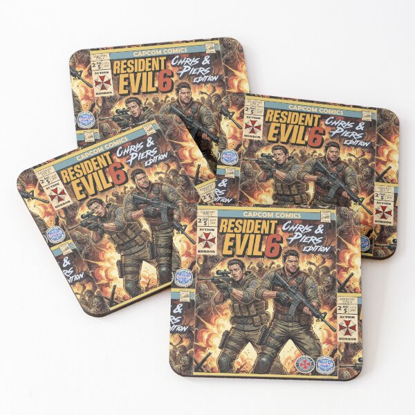 Item preview, Resident Evil 6 Classic Comic Retro Gaming Art  designed and sold by Back2Collage.