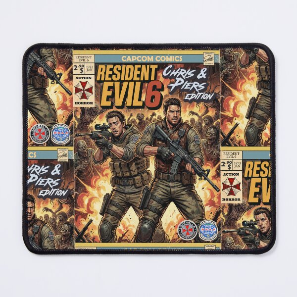 Item preview, Resident Evil 6 Classic Comic Retro Gaming Art designed and sold by Back2Collage.