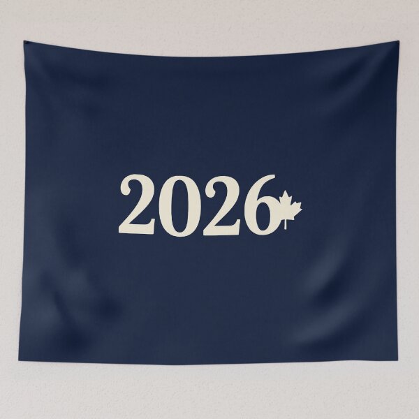 Item preview, Happy New Year 2026 Canada | Minimalist New Year Design with Maple Leaf designed and sold by mocci10.