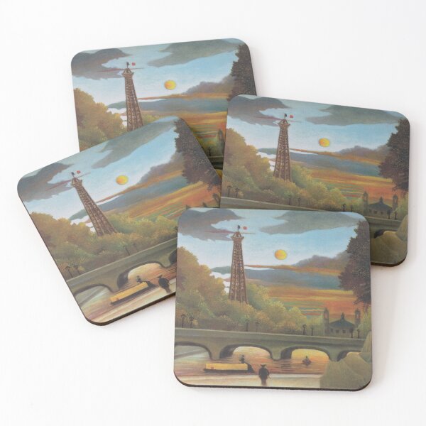 Item preview, Seine Eiffel Tower Paris Henri Rousseau Art designed and sold by ArtUnova.