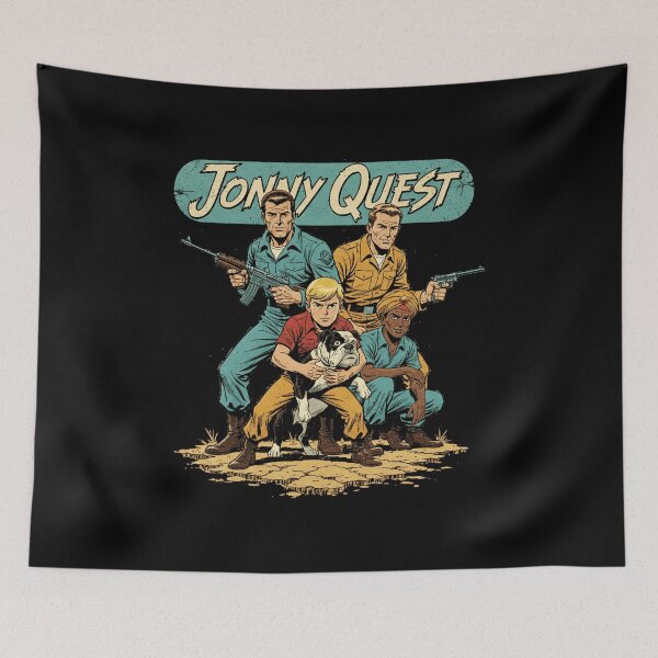 Item preview, Jonny Quest Retro Poster designed and sold by thuetangras.