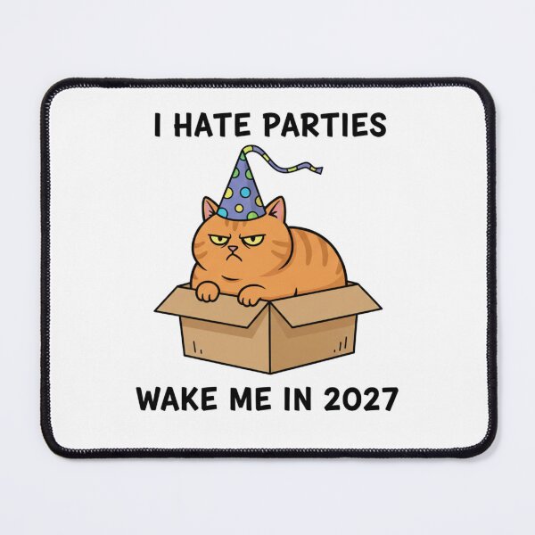 Item preview, Grumpy Cat Introvert New Year 2026 designed and sold by ARTReMi.