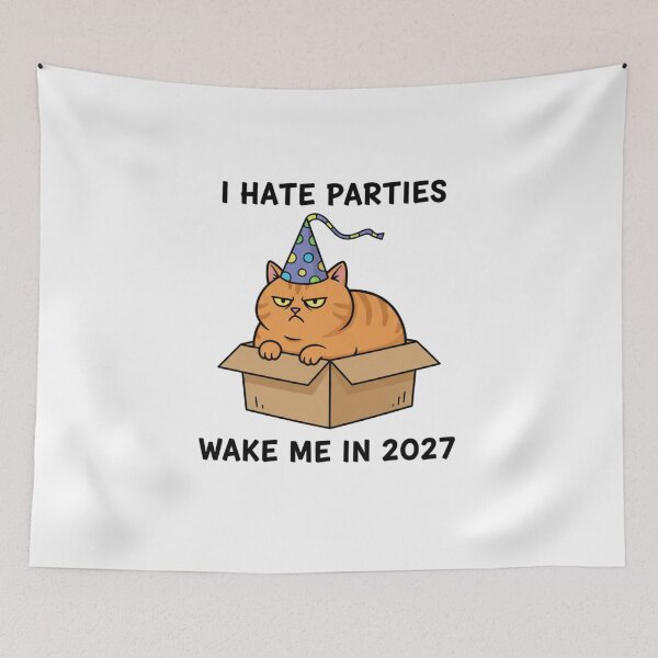 Item preview, Grumpy Cat Introvert New Year 2026 designed and sold by ARTReMi.
