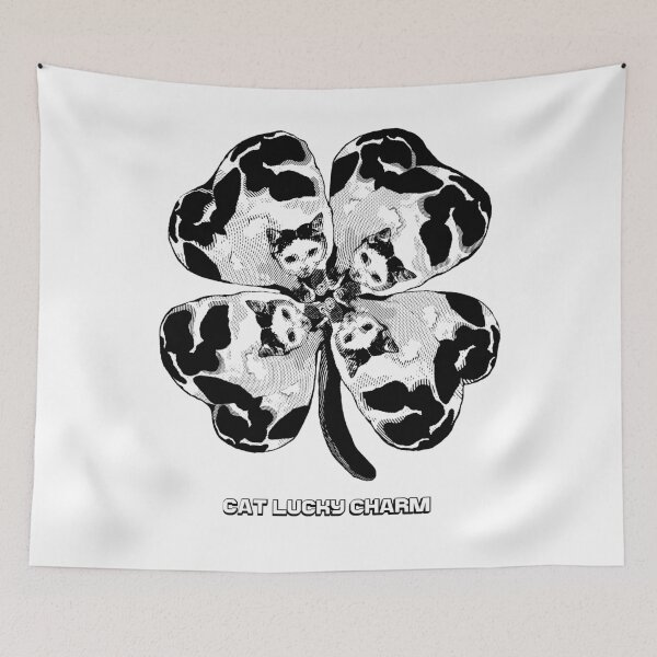 Item preview, Cat Lucky Charm Funny Gifts for Cat Lovers designed and sold by AgejtaaCreates.