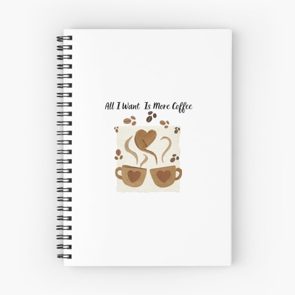 Aperçu de l'œuvre Exemplaire de « Tout ce que je veux, c'est plus de café » – Cadeau humoristique pour les amateurs de café créée et vendue par MSHobbies.