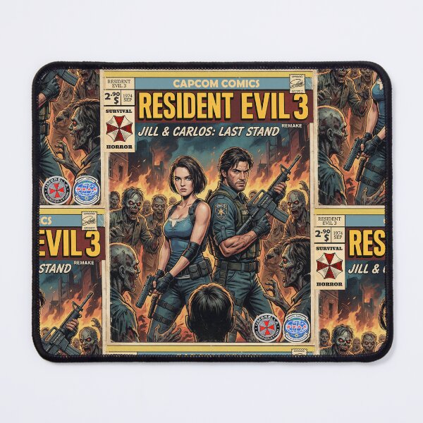 Item preview, Resident Evil 3 Jill Valentine Classic Comic Retro Gaming Art  designed and sold by Back2Collage.