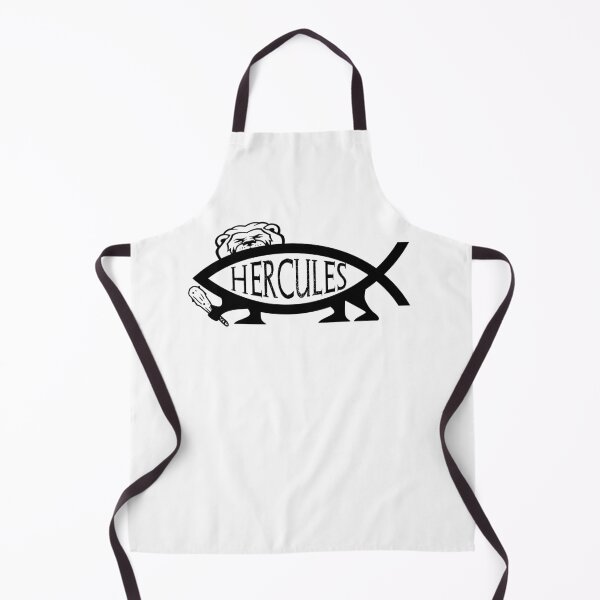 Item preview, Funny Nerdy Hercules Fish Symbol Greek Mythology Fan Black Text designed and sold by MathWare MathClips.