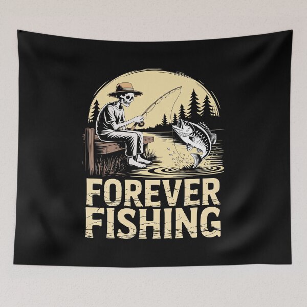 Item preview, Funny Angler Outfit Fishing Forever, outdoor fisherman gift, lake adventure  designed and sold by Merchall  store.