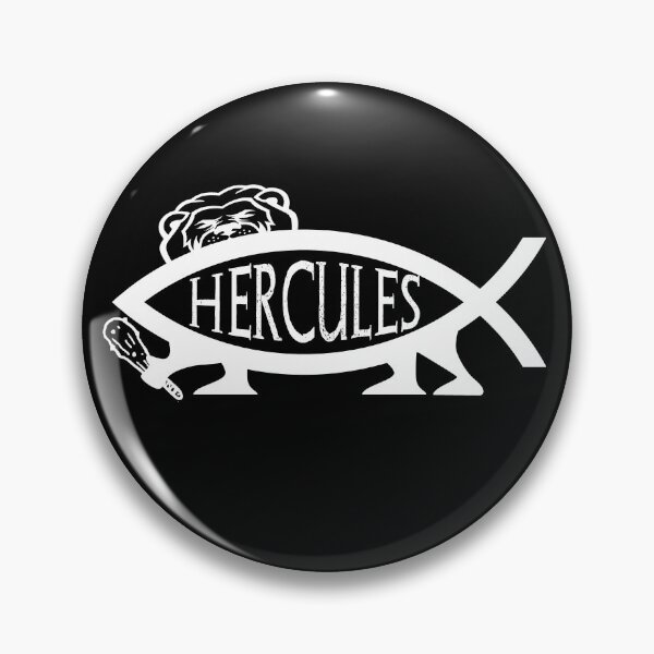 Item preview, Funny Nerdy Hercules Fish Symbol Greek Mythology Fan White Text designed and sold by MathWare MathClips.