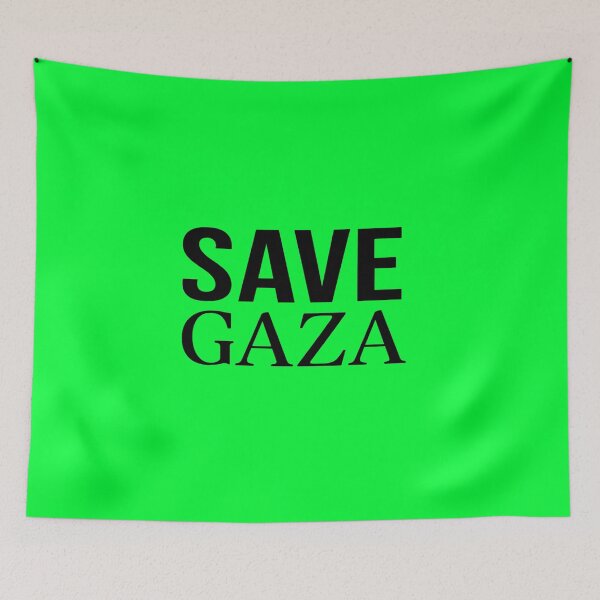 Item preview, SAVE GAZA – Powerful Humanitarian Typography Statement Design designed and sold by Amazing-Shop5T.