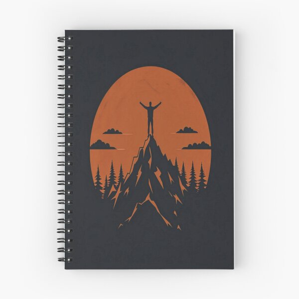 Item preview, Triumphant Mountain Peak Sunset Art – Inspirational Nature Design for Posters, Tees & Wall Decor designed and sold by Bright Nest Studio.