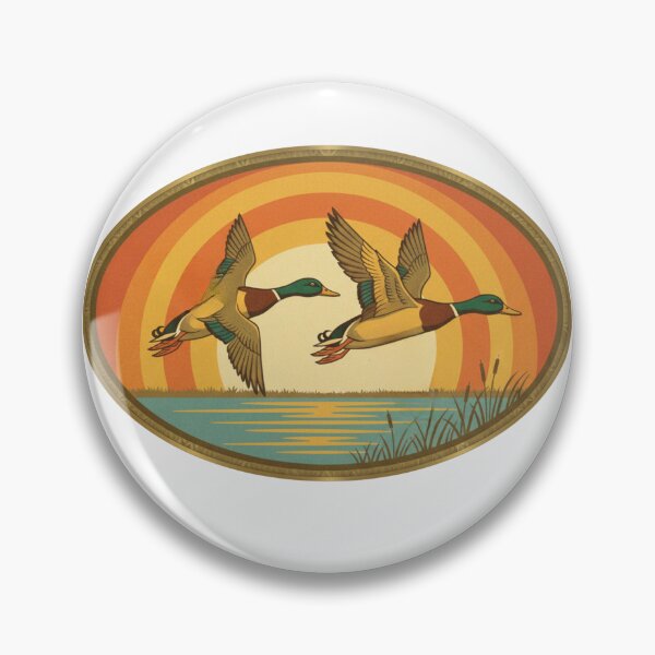 Item preview, Retro Mallard Duck Vintage Design designed and sold by rustyroofco.