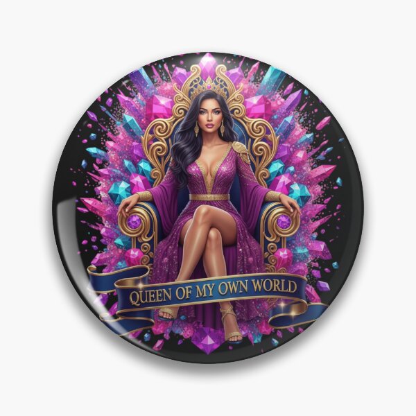 Item preview, Majestic Queen of My Own World T-Shirt | Royal Feminine Power & Self-Rule designed and sold by BoldBloomArt.