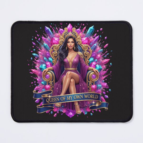 Item preview, Majestic Queen of My Own World T-Shirt | Royal Feminine Power & Self-Rule designed and sold by BoldBloomArt.