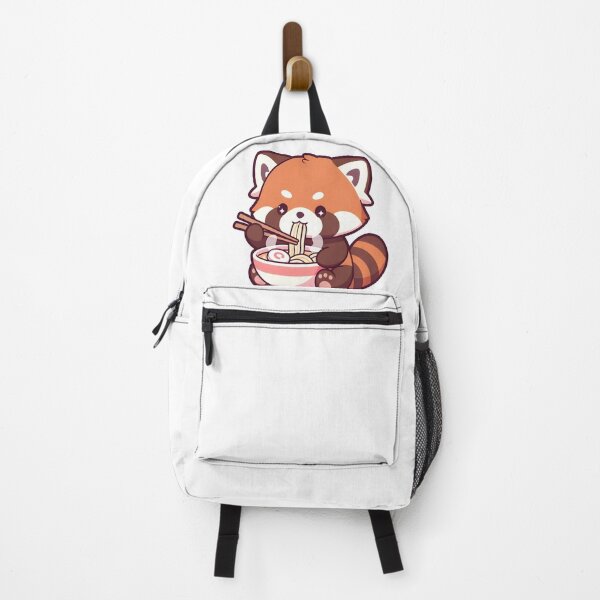 Item preview, Red Panda Eating Ramen – Cute Kawaii Animal Food Art designed and sold by Evian ShopCo.