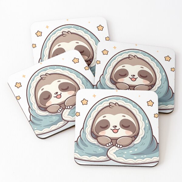 Item preview, Sleepy Sloth – Nap Mode Activated – Cute Kawaii Sloth designed and sold by Evian ShopCo.