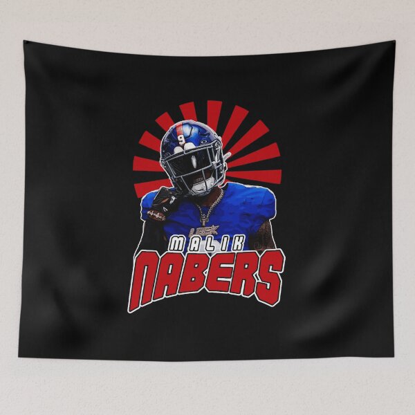 Item preview, Malik Nabers Helmeted Power Stance Illustration designed and sold by Susannayden.