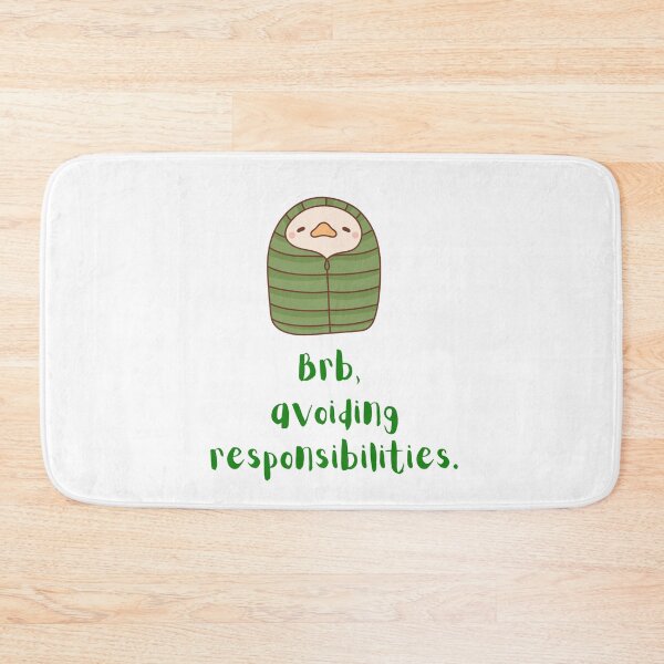 Item preview, BRB, Avoiding Responsibilities | Funny Sarcastic Quote Shirt designed and sold by NCODesigns.