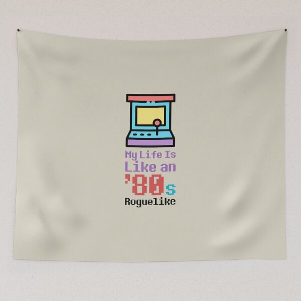 Item preview, My Life Is Like an ’80s Roguelike designed and sold by Lo-Fi Delusions.