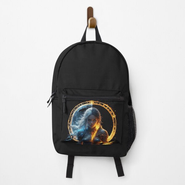 Item preview, The Balance of Flames & Frost — Fantasy Warrior Art by NegarTv Designs designed and sold by NegarTv Designs.