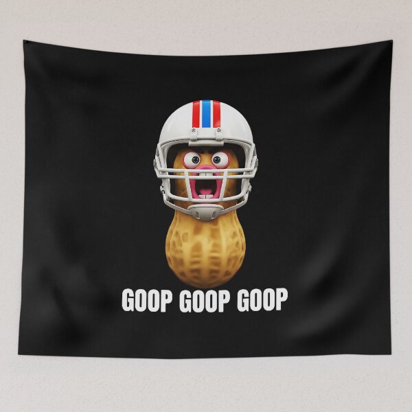 Item preview, Cartoon Peanut Football Helmet Character designed and sold by HopelyLange.