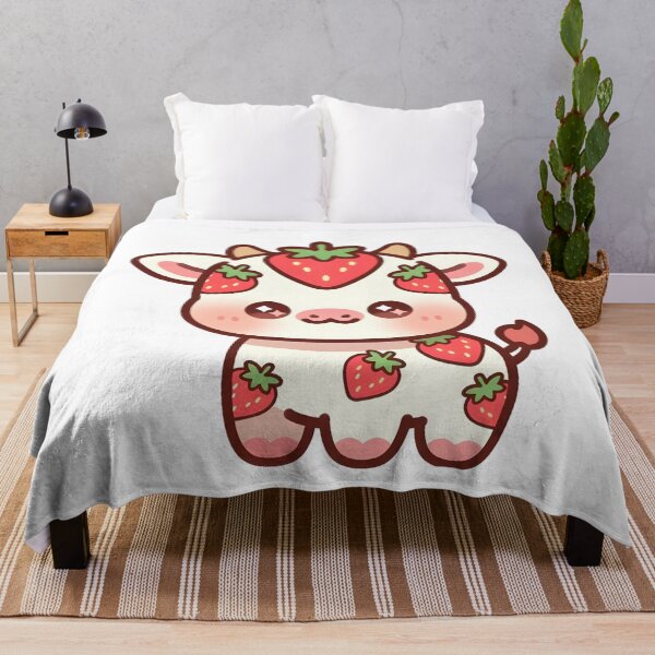 Item preview, Kawaii Cow – Cute Strawberry Pastel Animal designed and sold by Evian ShopCo.