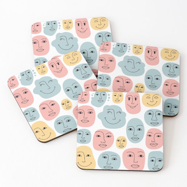 Item preview, Abstract Happy Faces Collage designed and sold by xmoudx.
