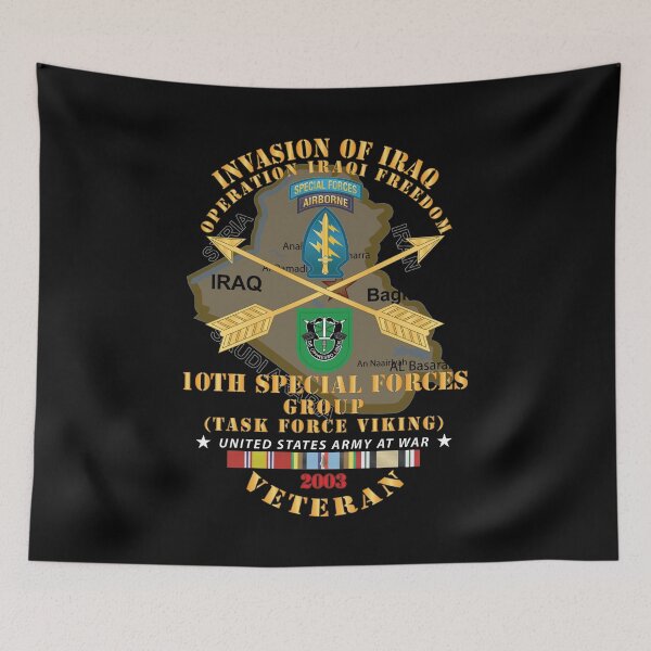 Item preview, Army - 10th SFG - TF Viking - OIF - Invasion - 2003 w IRAQ SVC X 300 designed and sold by Military Insignia Products.
