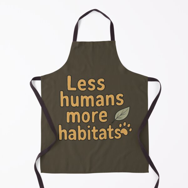 Item preview, Less Humans More Habitats designed and sold by ChirpInc.