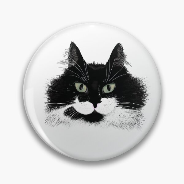 Item preview, Tuxedo Cat - Full Face designed and sold by TiffannyWray.