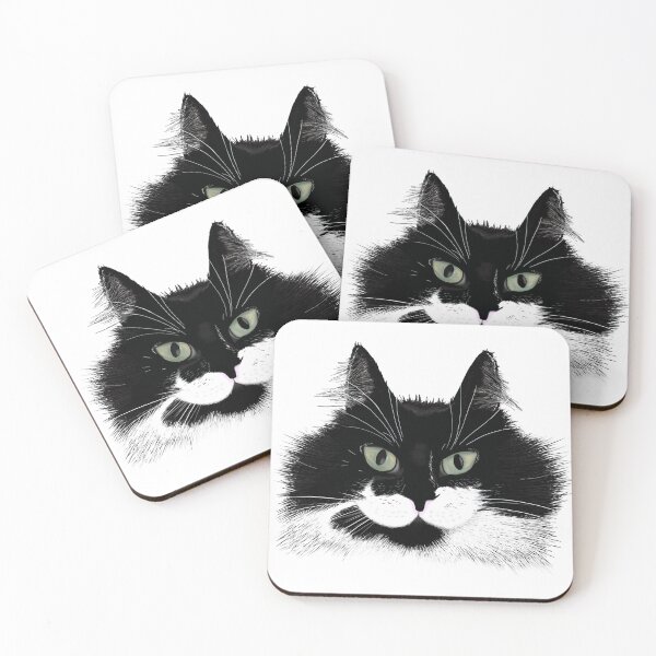 Item preview, Tuxedo Cat - Full Face designed and sold by TiffannyWray.