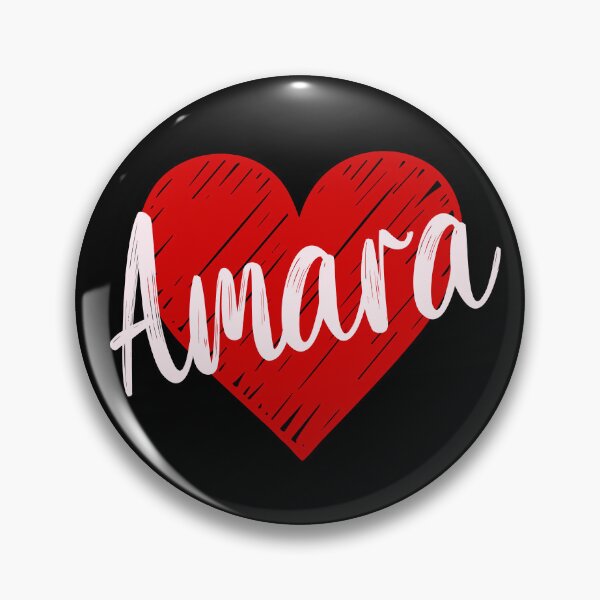 Item preview, Amara Name Red Heart  designed and sold by Jeallan Designs.