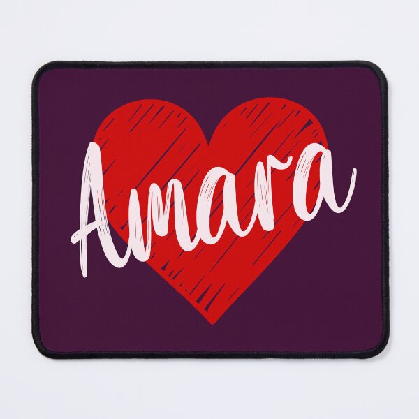 Item preview, Amara Name Red Heart  designed and sold by Jeallan Designs.