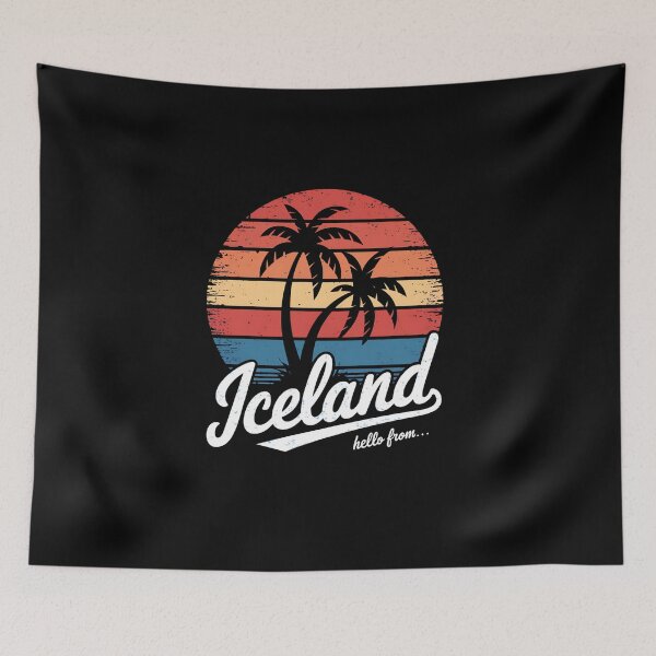 Artikelvorschau, Island Sommer Palmenstrand Souvenir entworfen und verkauft von yvonnickStore.