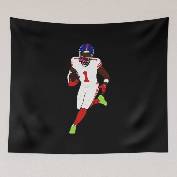 Item preview, Malik Nabers Running Action Pose designed and sold by Susannayden.