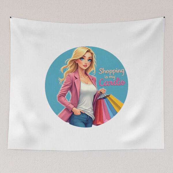 Item preview, A woman shopping  buying gifts designed and sold by BDLdesigns.