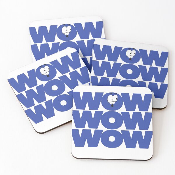 Artikelvorschau, Wow Wow Wow Lustiger Ausdruck Typografie entworfen und verkauft von Doodlelline.
