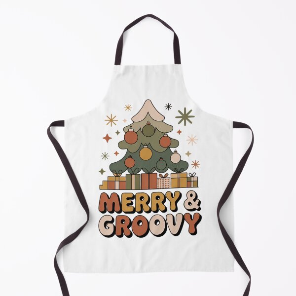 Item preview, "Retro Groovy Christmas Tree Holiday Graphic T-Shirt" designed and sold by InkWeaveShop.