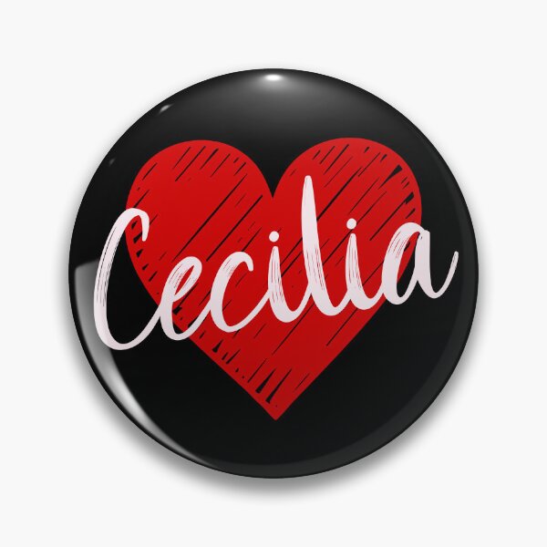 Item preview, Cecilia Name Red Heart  designed and sold by Jeallan Designs.