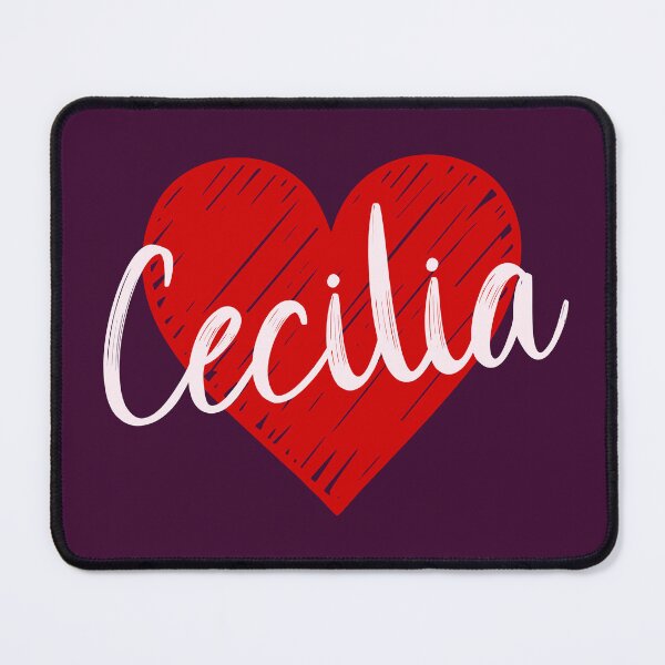 Item preview, Cecilia Name Red Heart designed and sold by Jeallan Designs.