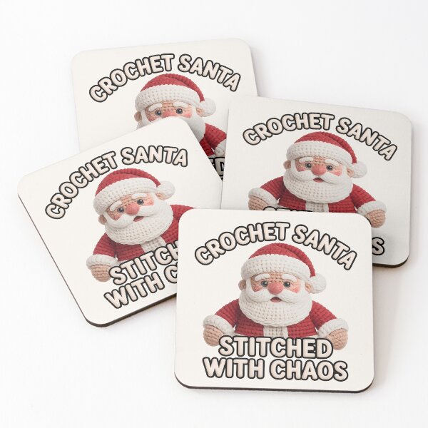 Item preview, Crochet Santa – Cute Amigurumi Christmas Design | Stitched With Chaos designed and sold by Raslanity.