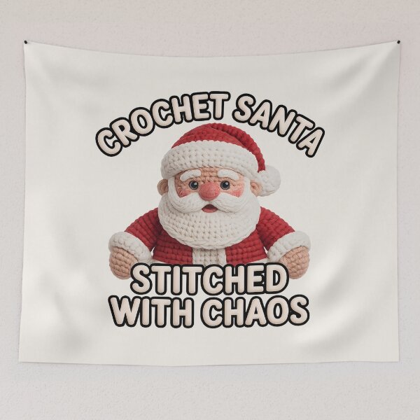 Item preview, Crochet Santa – Cute Amigurumi Christmas Design | Stitched With Chaos designed and sold by Raslanity.