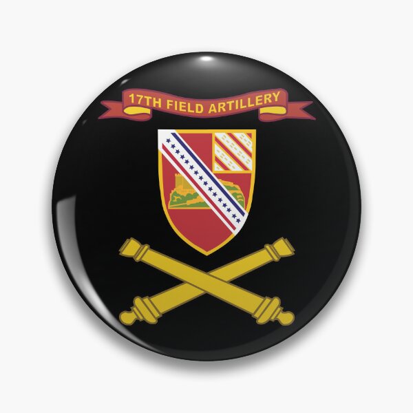 Item preview, Army - 17th Field Artillery - Ribbon w Branch X 300 designed and sold by Military Insignia Products.