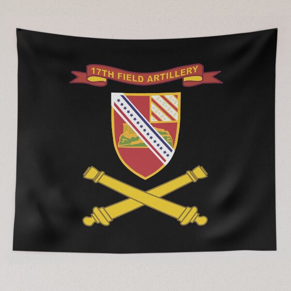 Item preview, Army - 17th Field Artillery - Ribbon w Branch X 300 designed and sold by Military Insignia Products.