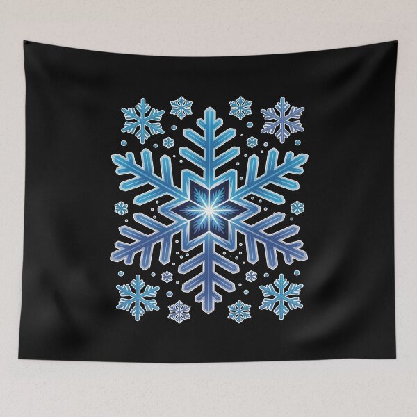 Item preview, Elegant Geometric Winter Snowflake designed and sold by MooonTees.