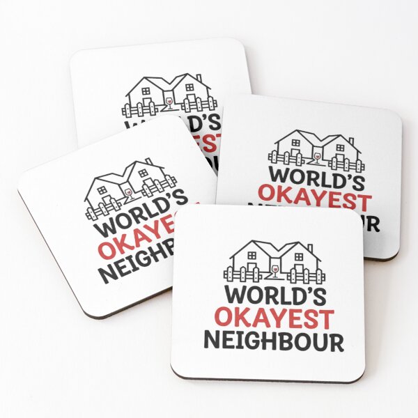 Item preview, Funny Neighbours T-Shirt | World’s Okayest Neighbour | Favourite Neighbor Gift Tee designed and sold by GeniePixel.