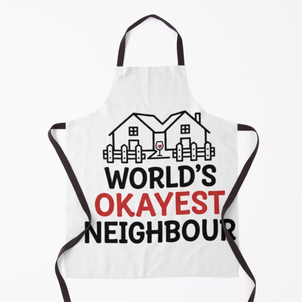Item preview, Funny Neighbours T-Shirt | World’s Okayest Neighbour | Favourite Neighbor Gift Tee designed and sold by GeniePixel.