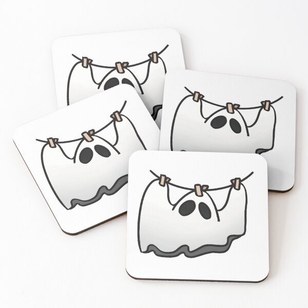 Item preview, Sheet Ghost on a Clothesline designed and sold by sleepyheadedbb.
