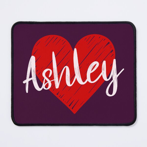Item preview, Ashley Name Red Heart designed and sold by Jeallan Designs.